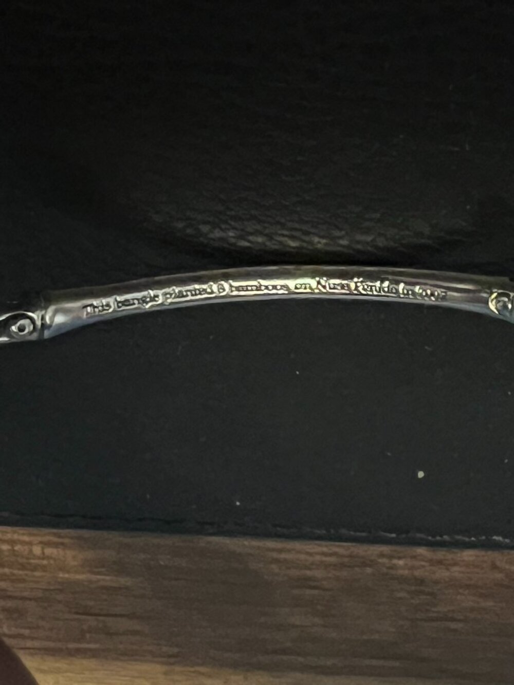 John Hardy Sterling Silver Bamboo Bangle Bracelet x3 - Picture 11 of 13